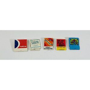 Funky Retro Advertising Matchbooks Collector Vintage Relaxor Mardi Gras Libra